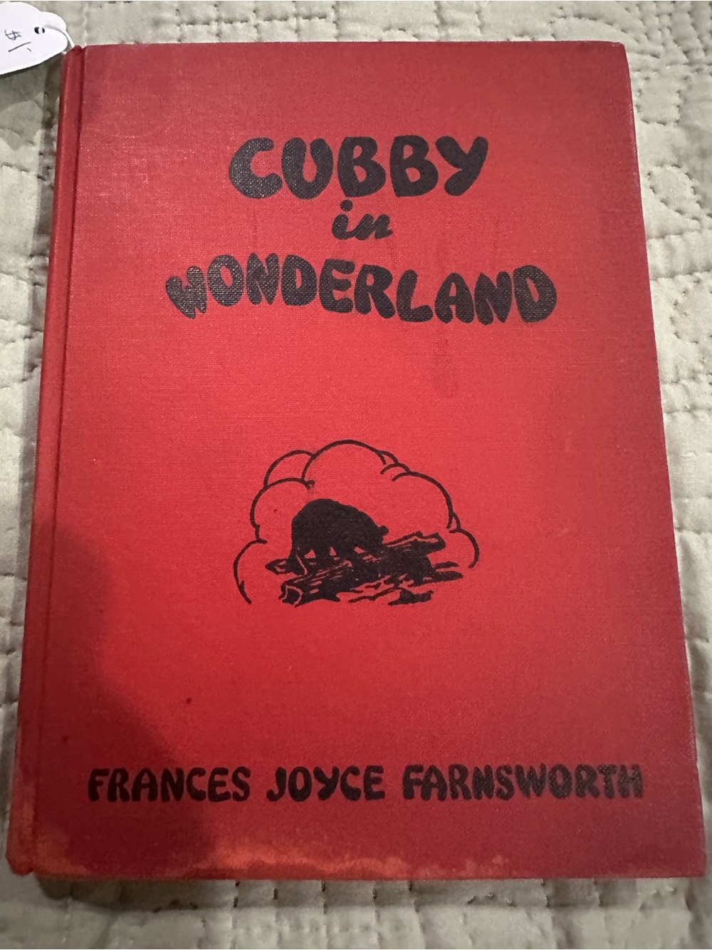 Cubby in Wonderland Vintage 1932 Hardcover
